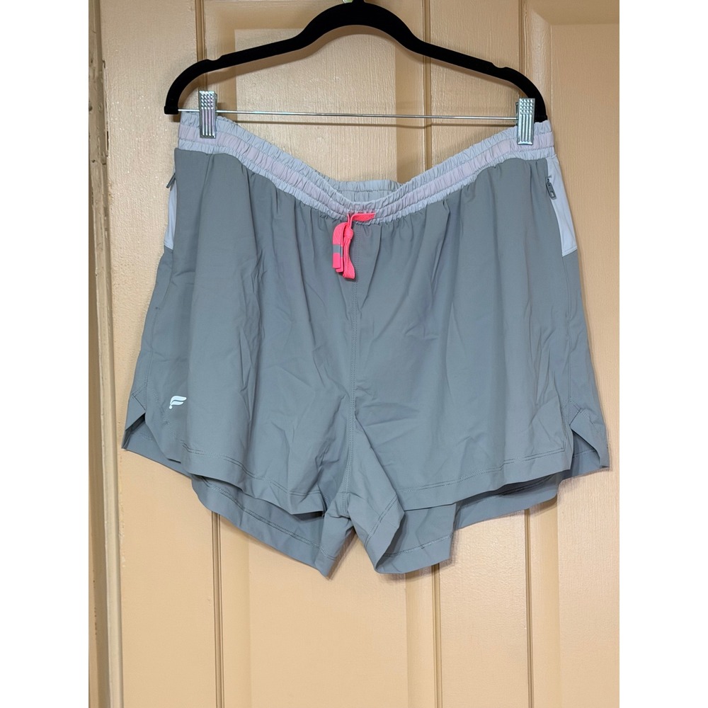 Fabletics One Short 3" XXL 1X Shadow Grey Mineral Grey Coral Crush Neon NWT
